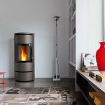 Stufa a pellet p943m, piazzetta, alto rendimento ma consigliato pellet di alta qualità